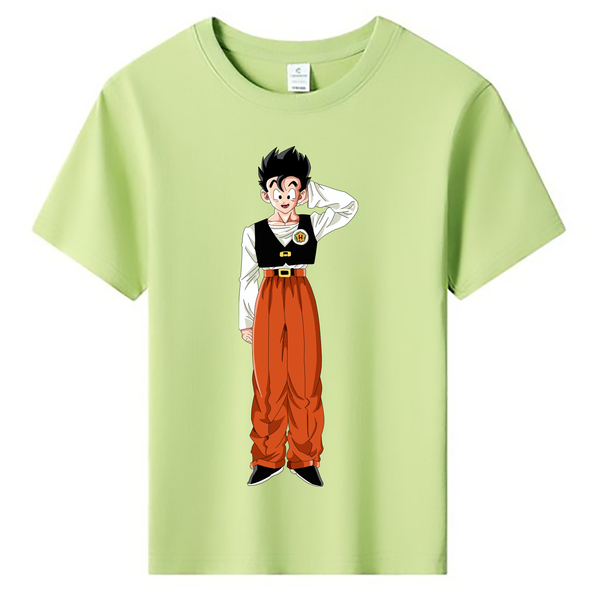 （画像用） ドラゴンボール 孫 悟飯（そんごはん）DRAGON BALL Son Gohan 綿100％キッズTシャツ（フロントプリント）